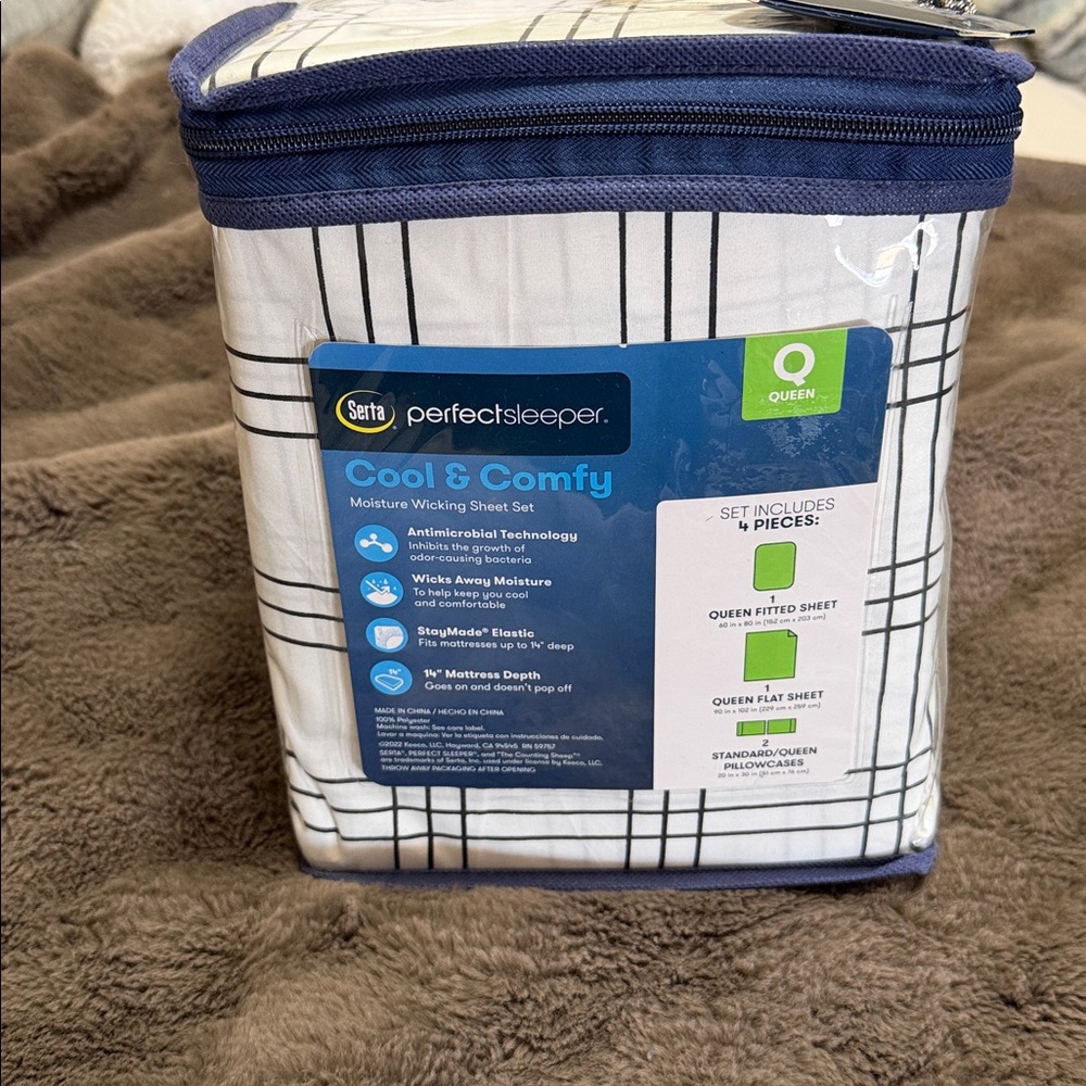 Serta Queen sheet set